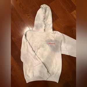 Las Olas Tie-Dye Hoodie with Red Logo